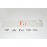 Слово RANGE на крышку багажника Range Rover Evoque, цвет: Atlas