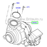 Турбокомпрессор range rover evoque, land rover freelander