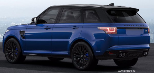 Диск колесный 10 x R22 на Range Rover Sport SVR и Range Rover Sport 2014 - 2018, цвет: Gloss Black (черный), модель: Race Gloss Black Alloy