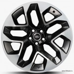 Колесный диск кованый R22 Kahn Type 60 RS Forged Land Rover Defender New, Range Rover 2013 - 2022, Range Rover Sport 2014 - 2022, цвет: Diamond Cut on Satin Black (черный матовый, с полированными внешними гранями).