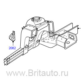 Арка (фартук) переднего колеса левого range rover 2002 - 2012 в сборе