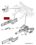 Лонжерон передний левый Range Rover 2010 - 2012