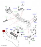 Панель отделки передней консоли, правая, Range Rover Sport 2014 - 2017, цвет: Espresso/Ivory