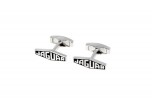 Запонки Jaguar Heritage Lozenge Cufflinks Black