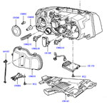 Lr043967: фара правая land rover freelander