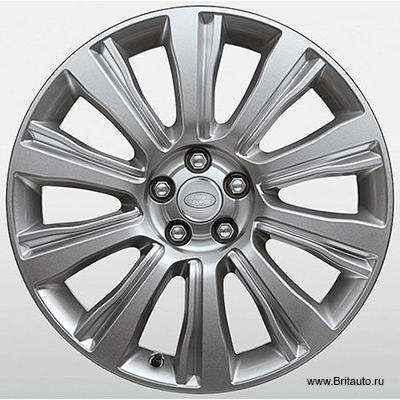 Колесный диск Range Rover Evoque R19, 10 спиц, Style 103, цвет: Sparkle Silver