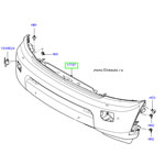 Бампер передний lr discovery 4, загрунтованный, без ппротивотуманных фар, без парктроников, без очистки/омывателя фар, без камеры.