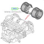 Вентилятор печки Range Rover 2002 - 2012. Оригинал Land Rover, в оригинальной упаковке.