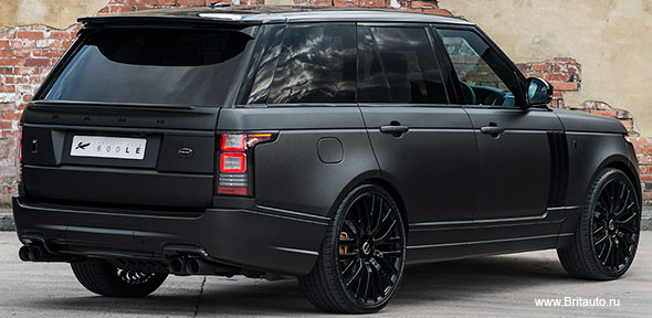 Kahn RS2 Cosworth 9,5 х R23 Satin Black (черный полу-глянцевый), колесный диск Range Rover Sport 2014 - 2019 и Range Rover 2013-2019