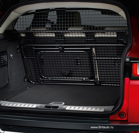 Разделительная перегородка в полную высоты салона Range Rover Evoque, 5-ти дверный.