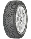 Автомобильная шина MICHELIN X-Ice North 4 XL 205/50 R17 93T, зимние шины, с шипами. 