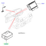 Навигация, cd/dvd - проигрыватель, радио на Range Rover Spoer 2010 - 2013