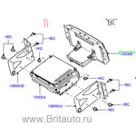 Панель управления аудио / видео / развлекательной системой на land rover freelander