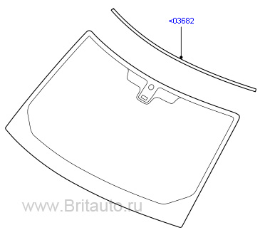 Стекло лобовое трехслойное land rover discovery 4