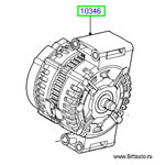 Генератор LR Freelander, на 3,2Л Бензин