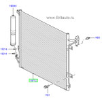 Конденсатор системы кондиционирования воздуха land rover discovery 4
