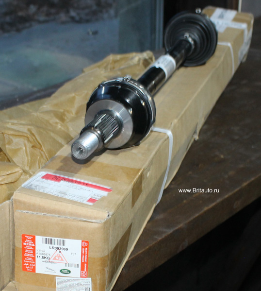 Полуось задняя Range Rover Velar, левая, с блокируемым дифференциалом. Оригинал Land Rover 100%, в оригинальной упаковке.