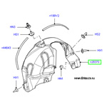 Подкрылок задний левый Land Rover Freelander 2