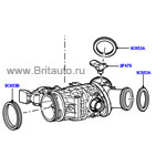 Дроссельная заслонка в сборе, lr discovery 3 и 4, rrs 2005 - 2013