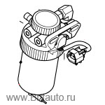 Топливный фильтр в сборе, с датчиком, на range rover 2002 - 2012