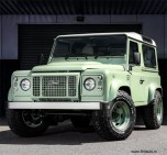 Колесный диск стальной штампованный R16 Kahn 1947 Heritage Land Rover Defender 1987 - 2019, цвет: Matt Black (черный матовый).