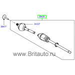 Вал карданный передний правый в сборе со шрус на lr freelander