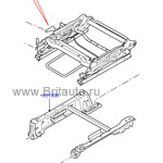 Рама-основание для переднего сидения land rover discovery 3
