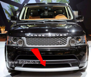 Крышка проушины буксировочной бампера переднего на range rover sport autobiography 2009 - 2013