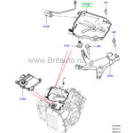 Управление коробкой передач, исполнительное устройство на rr evoque