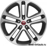 Колесный диск R18 x 8,5 Jaguar XE, модель: Templar, двуцветный, Technical grey, задний. Запчасть оригинальная новая Jaguar, в оригинальной коробке.