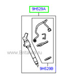 Комплект впрыска топлива на 1 и 8-й циллиндры range rover 2002 - 2012 и range rover sport 2005 - 2012