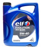 Моторное масло синтетическое ELF Evolution 900 SXR 5W-40, в расфасовке 4Л.