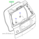 Уплотнение двери багажника lr freelander ii