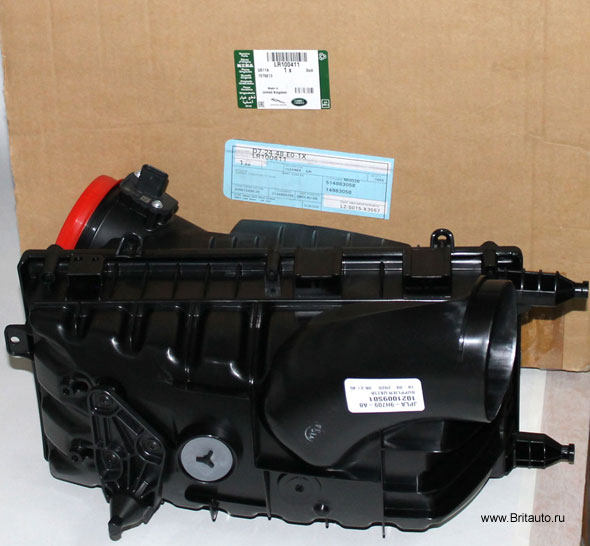 Корпус воздушного фильтра 2,0Л Бензин AJ200P и AJ200 Range Rover 2018 - 2021, Range Rover Sport 2018 - 2022, Land Rover Discovery 5, в сборе с датчиком массового расхода воздуха и воздушным фильтром. Оригинал Land Rover, в оригинальной упаковке. 