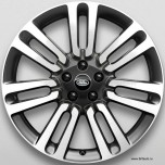 Колесный диск R21 Range Rover 2022 - 2024, Range Rover Sport 2023 - 2024, Style 7021, модель: Vice, цвет: Dark Grey Diamond Tuned (темно-серый с полированными внешними гранями).