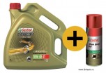 Масло моторное Мото Castrol Power 1 Racing 4T 10W-30, в расфасовке 4Л. + смазка для цепи Castrol