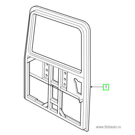 Задняя дверь lr defender 110 (багажник)