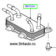 Охладитель топлива в сборе, на range rover, rrs и discovery 3, 4