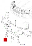 Вилка подрамника переднего Jaguar XF от 2016 м.г. правая