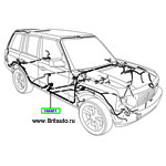 Жгут проводки, основной, на range rover 2002 - 2009, на бензин 4,2л v8 supercharged, без датчиков давления в шинах