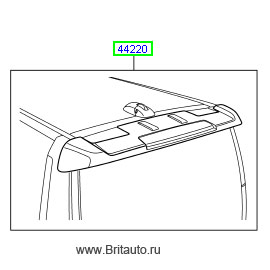 Комплект заднего спойлера lr discovery iii и iv, загрунтованный.