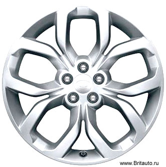 Диск колесный R19 Range Rover Velar, Land Rover Discovery Sport и Range Rover Evoque, модель: Mantis, цвет: Silver (светлый). Оригинал Land Rover, в оригинальной упаковке 