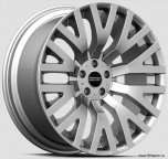 Kahn RS Cosworth 9 x R20 Hyper Silver. Колесный диск Land Rover Discovery 5, Range Rover 2010 - 2020, Range Rover Sport 2010 - 2020 и New Defender 2020