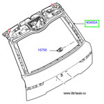 Дверь багажного отделения Range Rover 2013, на машины с облицовкой потолка CIRRUS