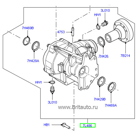 Раздаточная коробка  Range Rover Evoque и Land Rover Freelander, на 2,2Л Дизель и 3,2Л Бензин