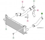 Шланг от двигателя к интеркулеру Land Rover Defender 2,2Л