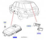 Модуль управления камерами Range Rover Sport 2010 - 2013