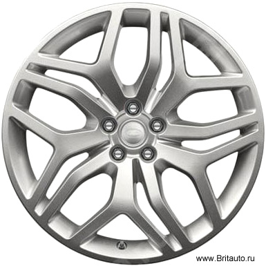 Колесный диск R22 Range Rover 2013 - 2021 и Range Rover Sport 2014 - 2022, цвет: Sparkle Silver. Запчасть оригинальная новая Land Rover, в оригинальной коробке.