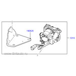 Компрессор пневмоподвески Land Rover Discovery 3 - 4, Range Rover Sport 2005 - 2013. Оригинал Land Rover, в оригинальной упаковке.