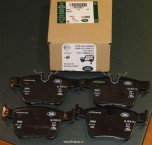 Тормозные колодки задние, комплект, Land Rover Discovery Sport, Range Rover Evoque 2012 - 2018, Range Rover Velar. Оригинал Land Rover.